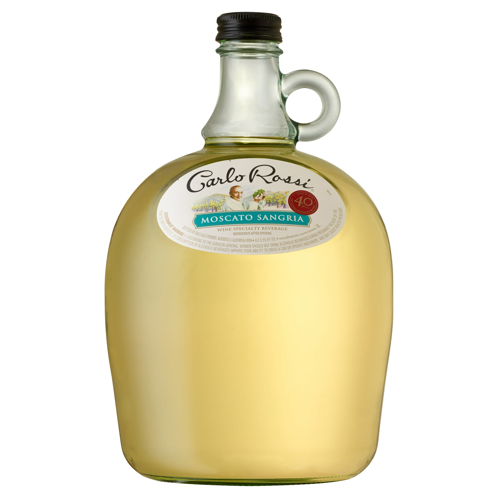Carlo Rossi Moscato Sangria White Wine, 3L Bottle