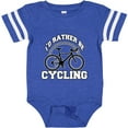 thumbnail image 3 of Inktastic I'd Rather Be Cycling Boys or Girls Baby Bodysuit, 3 of 5