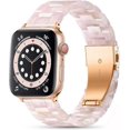 thumbnail image 1 of Correa de resina (rosa transparente), adecuada para correas Apple Watch de 42/44/45/49 mm, 1 of 5