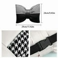 thumbnail image 3 of Car Headrest Bow Pillowneck Pillow Auto Thousand Bird Waist Pillow ,2 Pack Black  Interior Decorative Accessories, 3 of 3