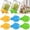 Mixed colors, variant on 6Pcs 86mm Sprouting Lids for Wide Mouth Mason Jar Dishwasher Safe Reusable Sprouting Jar Lid for Alfalfa Mung Bean Sprouting Jar Kit
