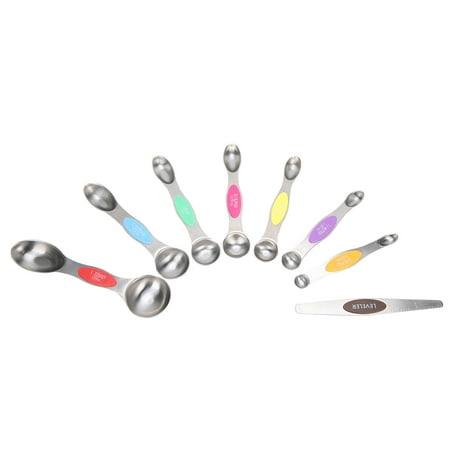 

Measuring Spoon Double-head Spoon Kitchen Utensils Measuring Spoon Set Stainless Steel Double Head Baking Seasoning Scoop Kitchen Tool