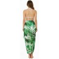 thumbnail image 2 of LA LEELA Women's Bikini Beach Wrap Swimwear Cover up Bathing suit Summer Wraps Swimsuit Sarong Skirts for Women One Size Shamrock, Leaves, 2 of 5