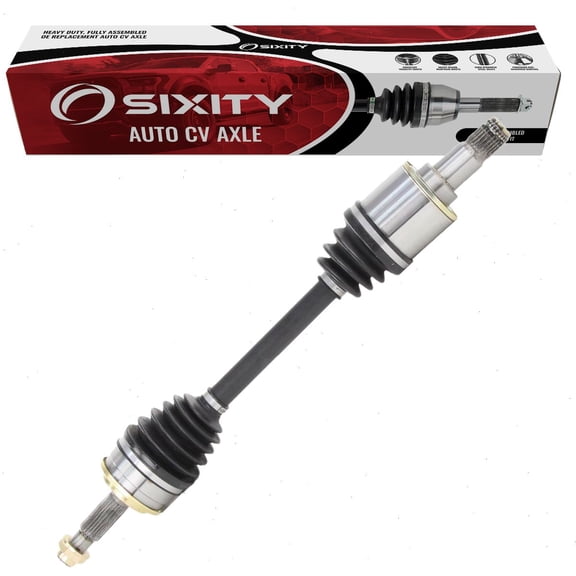 Sixity Front Left CV Axle compatible with Toyota RAV4 2.4L 2.5L L4 2006-2012 - Driver Side Complete Axle Shaft Assembly