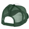 thumbnail image 5 of Falari 5-Panel Mesh Baseball Cap, Trucker Hat, Structured Plain Design, Cotton, Adjustable Size - Hunter Green, 5 of 7
