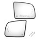 thumbnail image 1 of Reemplazo de vidrio de espejo retrovisor calefaccionado blanco con respaldo para Toyota con lámpara, 1 pieza par lado izquierdo y derecho, 1 of 6