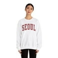 thumbnail image 4 of Seoul South Korea Sweatshirt Gifts Crew Neck Shirt Long Sleeve Unisex, 4 of 7