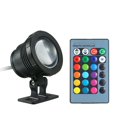 thumbnail image 1 of LOVEVER Lampe Submersible AC/DC 10W RGB LED avec Télécommande 16 Couleurs Changeantes 4 Effets d'Éclairage IP65 Résistant à l'Eau (la Plupart des 1m), 1 of 7