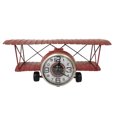 thumbnail image 1 of Horloge de Table en Métal Rouge pour Avion, 1 of 1