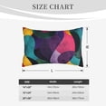 thumbnail image 4 of Daiia Vibrant Abstract Flow Bedding Waterproof Pillow Protector Zippered Queen – Bed Bug Proof Pillow Encasement-14"x20", 4 of 6