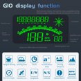 thumbnail image 2 of FlyFlise Car HUD 5.5 inch Head-up Display Windshield Projecter Digital Vehicle Speedometer Dual, 2 of 8