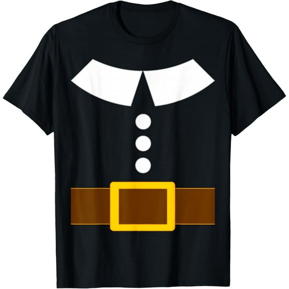Premium model-Unisex-100% cotton-Thanksgiving Pilgrim Costume Shirt Adults Turkey Day T-Shirt