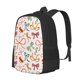 thumbnail image 1 of Balery Colorful Bow Knots Mochila para hombre y mujer - Tela Oxford 600D resistente - Gran capacidad, resistente al agua, ideal para la escuela, viajes y senderismo, 1 of 6