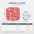 thumbnail image 2 of Kdxio Red Hibiscus Flower Print 2-Piece Sun Shade Front Windshield - Foldable Car Front Window Sunshades For Most Sedans Suv Truck, 2 of 6