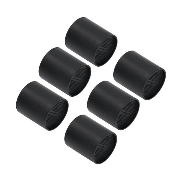 Furniture Leg Extender, Round 6PCS Black Furniture Risers Plastic
