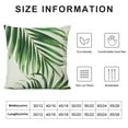 thumbnail image 5 of GOSMITH  Tropical Leaves Throw Pillow Covers Green Palm Leaf Decorative Pillow Cases Outdoor Cushion Covers for Sofa Couch Garden Home Decor, 5 of 5