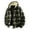 A-Yellow443, variant on XIAOCHA Plaid Full-Zip Hoodie For Men Jacket Sherpa-Lined Hooded Coat Winter Warm Cozy Outerwear With Pocket