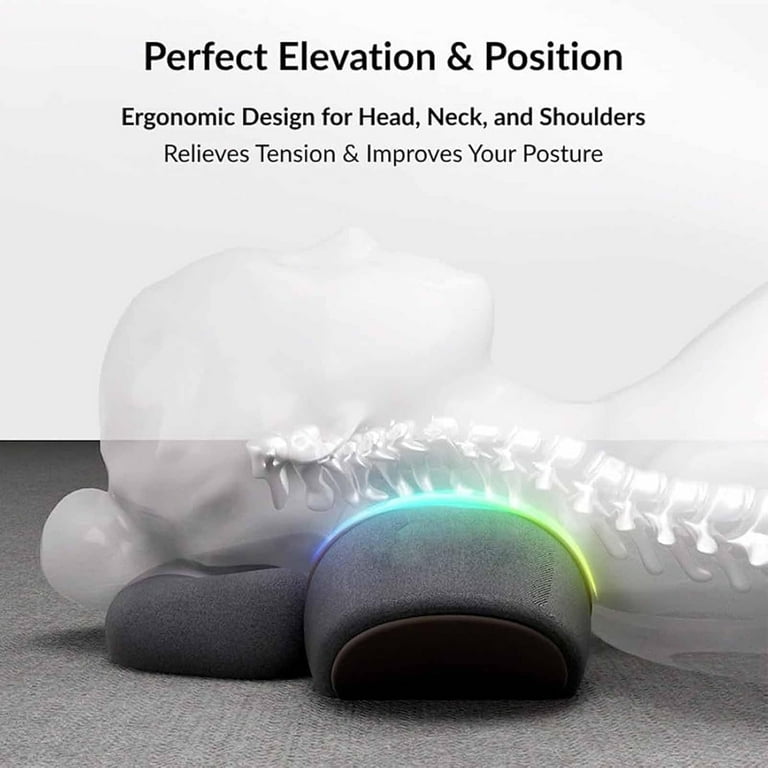 Callixe Thera Pillow Massage Neck Hump, Cervical Massage Traction Bed Back  Pillow, Core Hero 3-in-1 Neck Massage Pillow, Heated Massage Neck Pillow,  Memory Foam Pillows (Heating Black) - Walmart.com