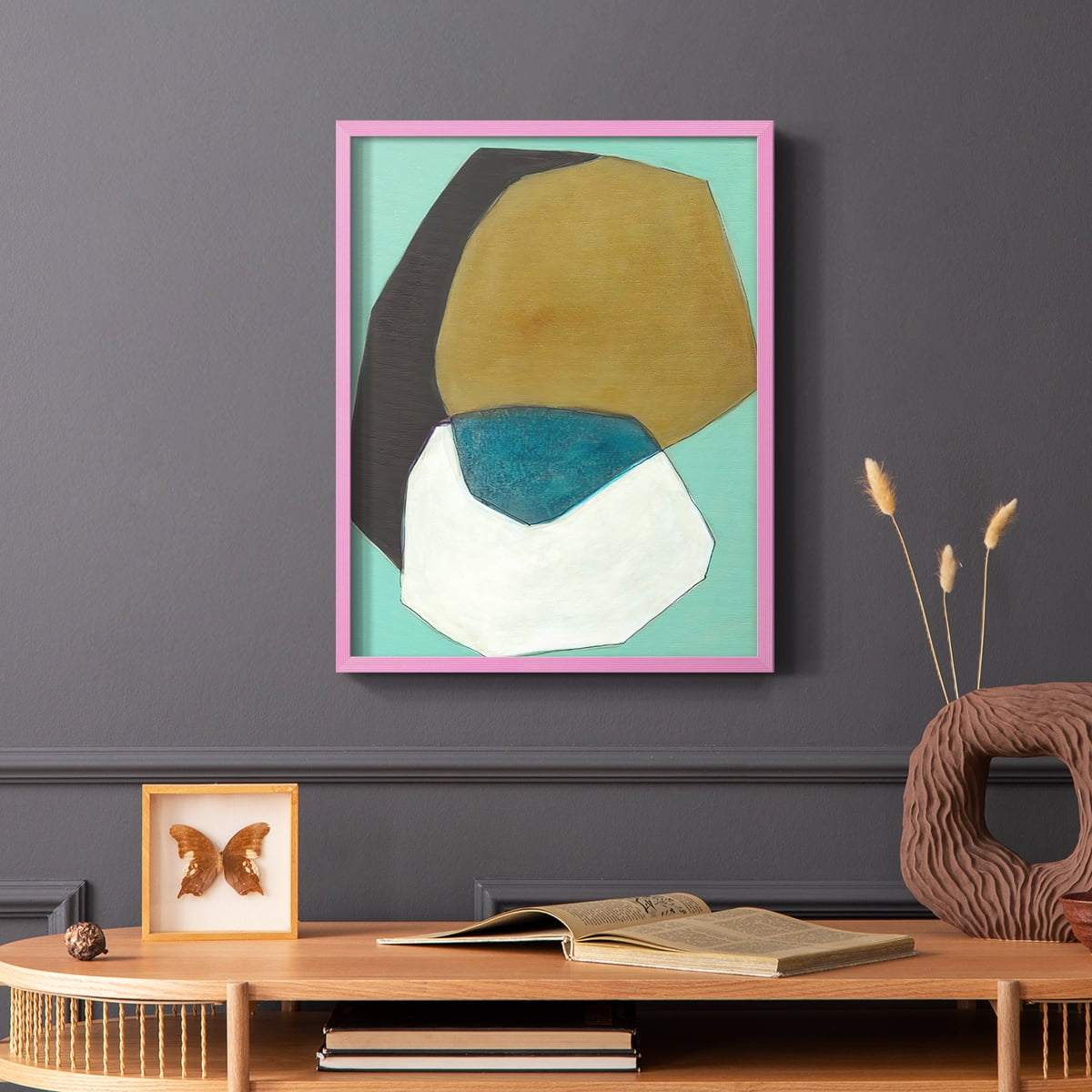 Boulder I in Paper Solid Wood 11 x 14 Framed Print