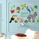 thumbnail image 5 of Pegatinas de suelo de pared de bosque Tropical para el hogar, dormitorio, telón de fondo, decoración de negocios SK7169, 5 of 5