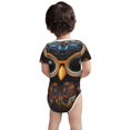thumbnail image 2 of Rocae Quirky Owl With Glasses for Baby Cotton Short-Sleeve Bodysuits for Unisex Onesies Bodysuit-6 Months, 2 of 7