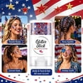 thumbnail image 5 of Patriotic Glitter Stick, Red White and Blue Glitter Stick, 250th Birthday USA Flag Stick, 4th of July Outfits Accessories for Kidults Teen Women Men, 4th of July Decor(A), 5 of 8
