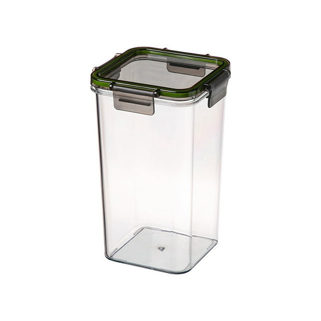 Contenedores de Almacenamiento de Alimentos Tarro Sellado para Granos, Varios Granos, Tarro de Almacenamiento de Cocina, Tarro de Plástico Transparente de Grado Alimentario Contenedores de Almacenamie