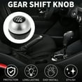 thumbnail image 2 of Unique Bargains Gear Shift Knob 6 Speed Manual Gearbox Stick Shifter Lever Knob for Fiat 500 2007-2018 Plastic, 2 of 6
