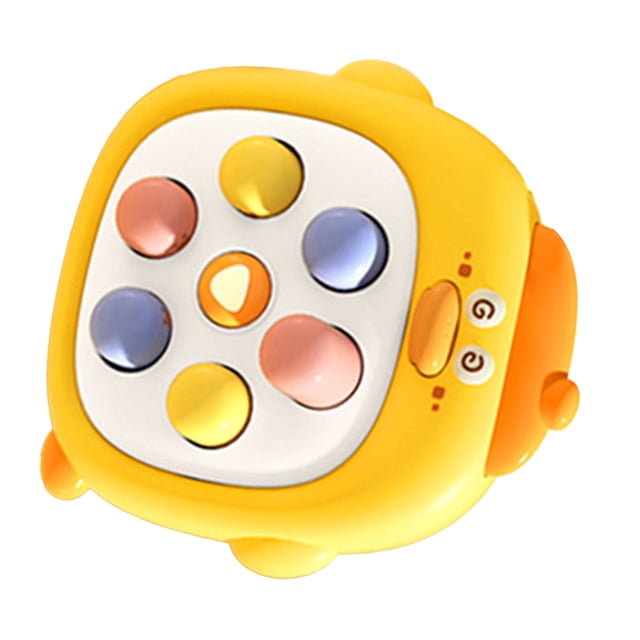 Interactive Educational Stress Relief Finger Whack Toy for Kids with Cartoon Duck Console, Quick Speed Push Game
