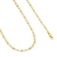 thumbnail image 6 of Nuragold 10k Real Yellow Rose White Gold Solid Valentina 3mm Anchor Link Chain Bracelet or Anklet (7"-9") Italian Jewelry for Men & Women, 6 of 8