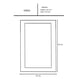 thumbnail image 5 of Espejo Rectangular Torcello 6090 Cm con Marco Minimalista, 5 of 7