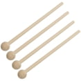 thumbnail image 2 of EeaseCA 4pcs Wood Mallets Percussion Sticks Musical Percussion Instrument Parts Accessories (Wood Color), 2 of 7