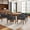 Charcoal Black, variant on Modern Upholstered Barrel Dining Chair Set of 2, Natural Hardwood Frame, Farmhouse Linen Chairs for Dining Room, Kitchen, Office (Blue)