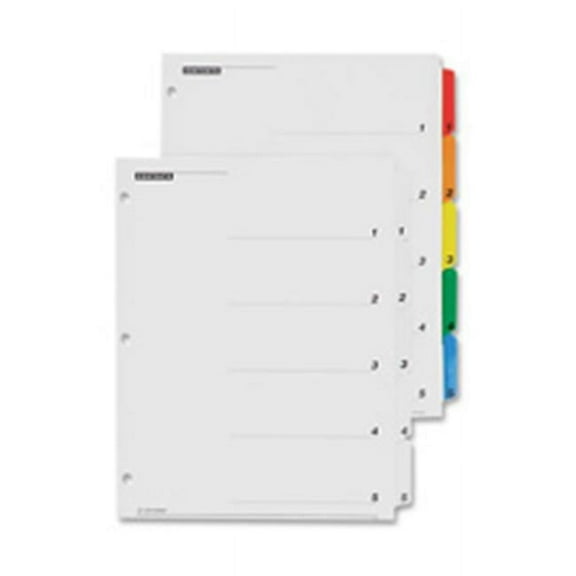 Cardinal Brands- Inc  One Step Index System- Numbered 1-8- 8 Tabs- Multicolor