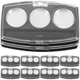 thumbnail image 1 of Miangastore 10Pcs Empty Eyeshadow Pallets Refillable Eyeshadow Case DIY Eye Shadow Blush Box, 1 of 8