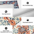 thumbnail image 6 of Orange Blue Ethnic Outdoor Rug for Patio/Deck/Porch, Non-Slip Large Area Rug 3 x 5 Ft, Boho Vintage Geometric Art Indoor Outdoor Rugs Washable Area Rugs, Reversible Camping Rug Carpet Runner, 6 of 8