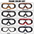 thumbnail image 4 of Gafas para casco de motocicleta a prueba de viento, gafas protectoras de seguridad de cuero antideslumbrantes para Motocross, gafas Steampunk para campo traviesa, fáciles de llevar, 4 of 5