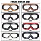 thumbnail image 4 of Gafas para casco de motocicleta a prueba de viento, gafas protectoras de seguridad de cuero antideslumbrantes para Motocross, gafas Steampunk para campo traviesa, fáciles de llevar, 4 of 5