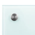 thumbnail image 2 of vidaXL Kitchen Backsplash White 100x60 cm Tempered Glass, 2 of 4
