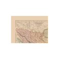 thumbnail image 4 of Historic Map - Europe Turkey - Black 1867 - Vintage Wall Art, 4 of 4