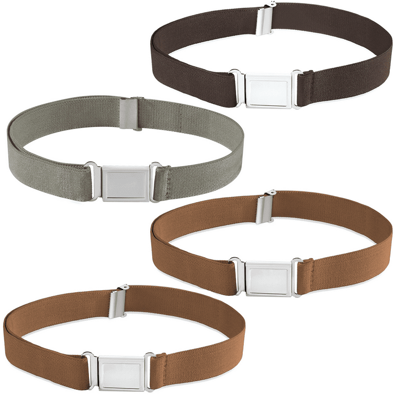 Boys belt with magnetic cheap buckle