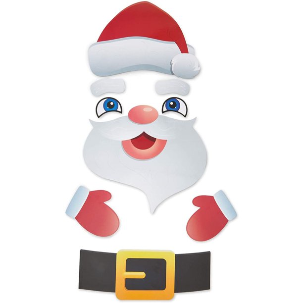 9Piece Christmas Santa Claus Refrigerator Fridge for Kids