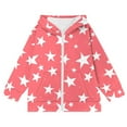 thumbnail image 4 of GigrtiJin Kid's Hoodies Star-Printed Hooded Full Zippper Jacket with Pocket Trendy Casual Athletic Outwear, 4 of 5