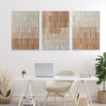thumbnail image 2 of Stupell Industries Tiled Terracotta Walls 3 Piece Canvas Wall Art Set design by Flora Kouta, 30 x 20, 2 of 7