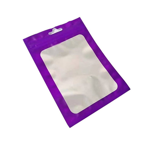 Injueey 100 piezas de bolsas de cuidado posterior Material de polietileno resistente al calor carcasa de teléfono móvil portátil ligera negra 6x10cm Teléfono y Comunicación Violeta 14x22cm
