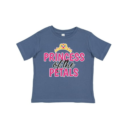 

Inktastic Princess of the Petals with Crown Girls Toddler T-Shirt