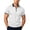 White, variant on Guluxicc Dress Shirts for Men Quarter Zipper Collared Pullover Short Sleeve Golf Tops for Business Casual Wear Spring Summer Casual Outfits