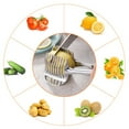 thumbnail image 4 of Ozmmyan Kitchen Fruit Vegetable Tomato Clip Holder Lemons Potato Cutter Tool Up to 35% off, 4 of 8