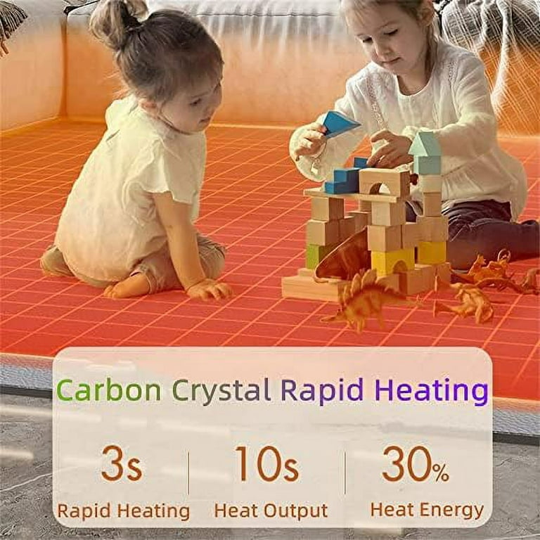  Floor Heater Carbon Crystal Electric Carpet Electric