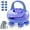 Blue, variant on CNV Cordless Waterproof Head Massager with 2 Sets of Kneading & Cleansing Claws, Electric Scalp & Body Massager for Deep Relaxation and In-Shower Use